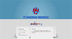 Desktop Screenshot of hanchangindonesia.com