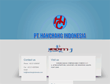 Tablet Screenshot of hanchangindonesia.com